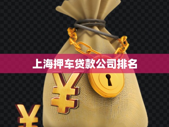 上海押車貸款公司排名 上海押車貸款公司排名