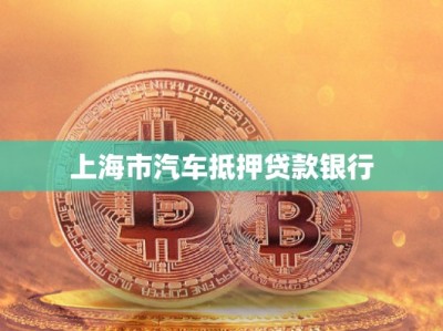 上海市汽車(chē)抵押貸款銀行